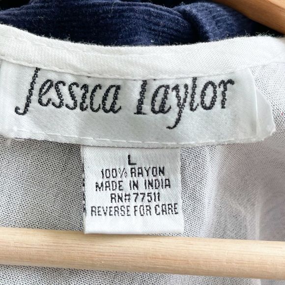 Jessica Taylor Tank Top with American Flag Design Sz Large - Picture 5 of 5